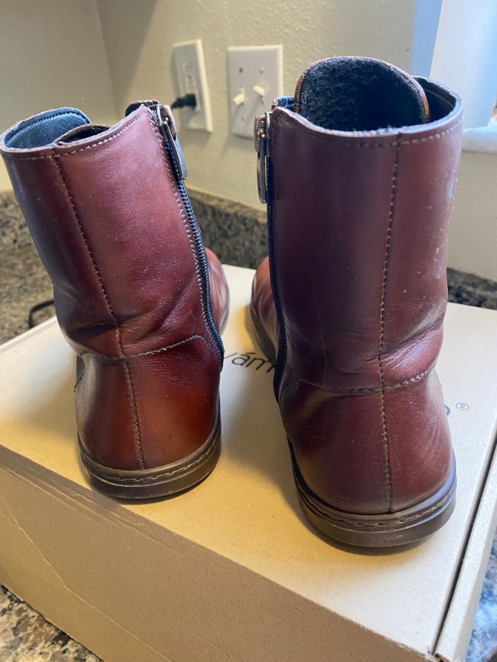 Peerko Go Cognac Women’s Barefoot Ankle Boots - Picture 7 of 10